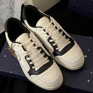 GUCCI MAC80 leather fashion sneakers for men us8.5